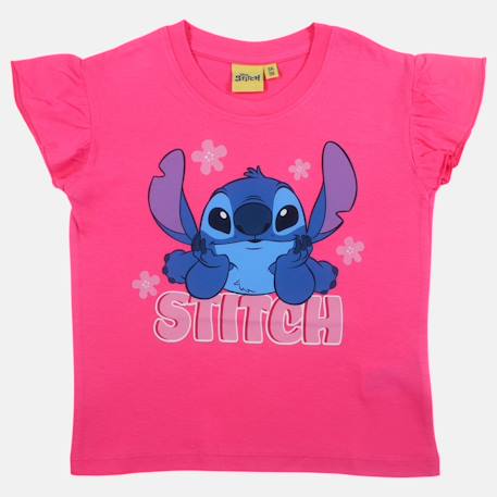 Top fille avec personnage lilo & stitch Rosatre+Rose 8 - vertbaudet enfant 