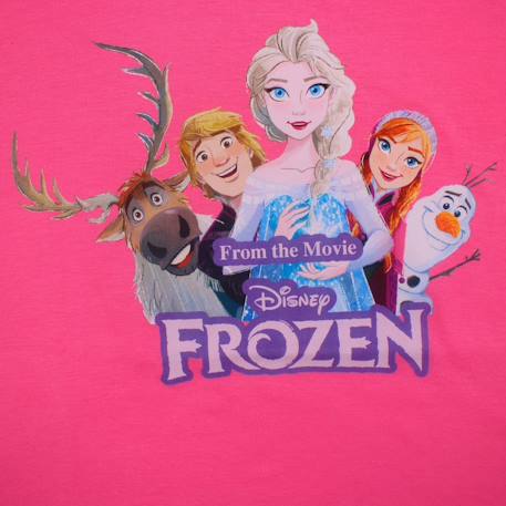 Top fille avec personnage la reine des neiges Rosatre+Rose 9 - vertbaudet enfant 