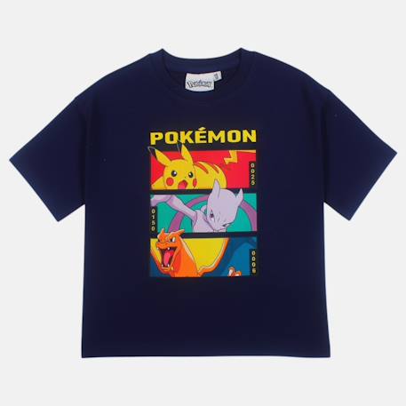 T-shirt manches courtes garçon avec personnage pokemon Noir 3 - vertbaudet enfant 