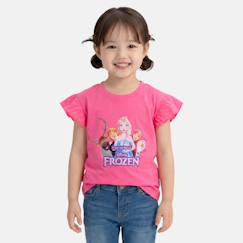 -Top fille avec personnage la reine des neiges