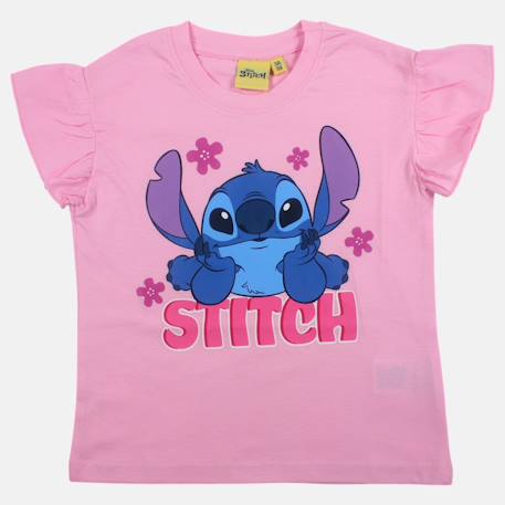 Top fille avec personnage lilo & stitch Rosatre+Rose 3 - vertbaudet enfant 
