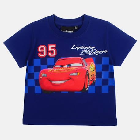 T-shirt manches courtes garçon avec personnage cars Marine+Rouge 3 - vertbaudet enfant 