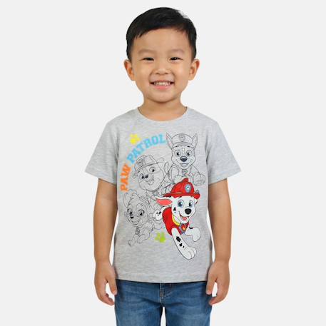 Garçon-T-shirt manches courtes garçon avec personnage pat patrouille