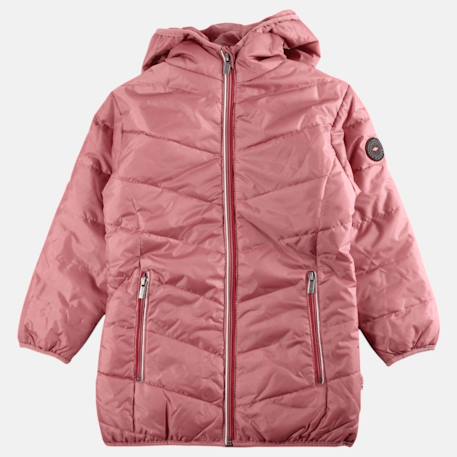 Doudoune fille imprimée Gris+Noir+Rose 13 - vertbaudet enfant 