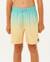Short de bain volley offset fade  garçon Aqua+Rouge 1 - vertbaudet enfant 