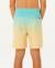 Short de bain volley offset fade  garçon Aqua+Rouge 3 - vertbaudet enfant 