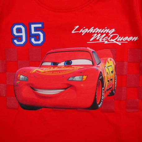 T-shirt manches courtes garçon avec personnage cars Marine+Rouge 9 - vertbaudet enfant 
