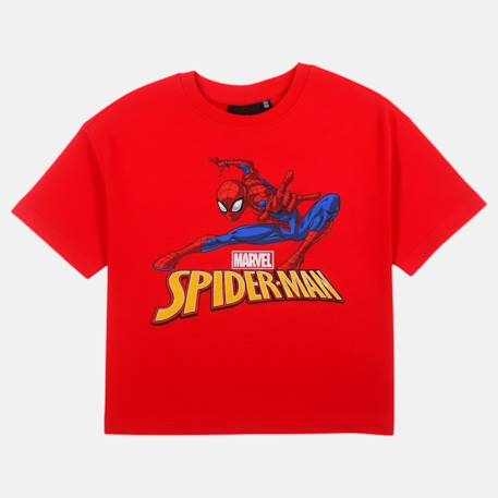 T-shirt manches courtes garçon avec personnage spiderman Marine+Rouge 8 - vertbaudet enfant 