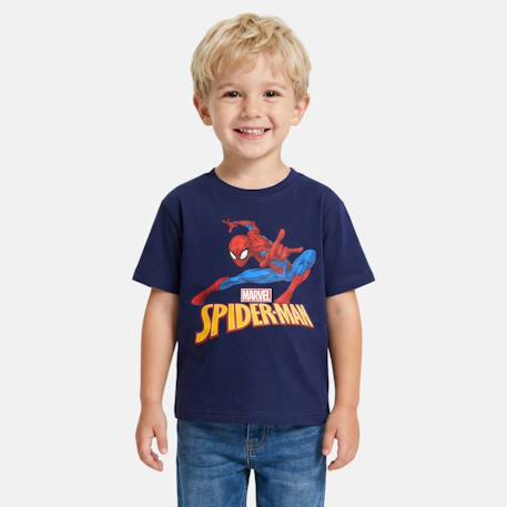 Garçon-T-shirt manches courtes garçon avec personnage spiderman