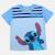 T-shirt manches courtes garçon avec personnage lilo & stitch Bleu+Marine 3 - vertbaudet enfant 