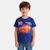 T-shirt manches courtes garçon avec personnage cars Marine+Rouge 1 - vertbaudet enfant 
