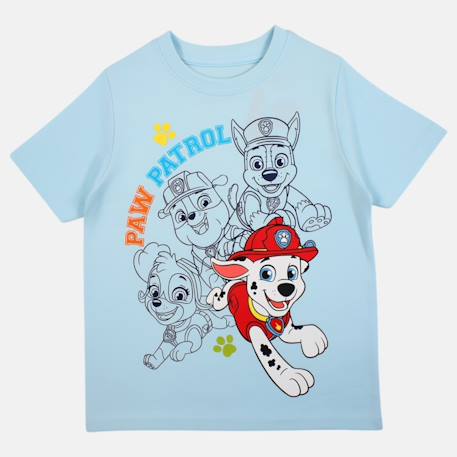 T-shirt manches courtes garçon avec personnage pat patrouille Bleu+Gris 4 - vertbaudet enfant 
