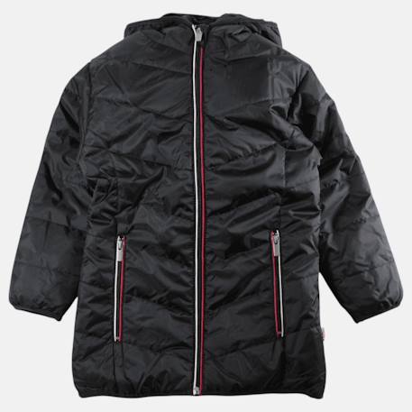 Doudoune fille imprimée Gris+Noir+Rose 8 - vertbaudet enfant 