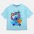 T-shirt manches courtes garçon avec personnage lilo & stitch Blanc+Bleu 8 - vertbaudet enfant 