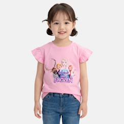 -Top fille avec personnage la reine des neiges