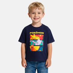 Garçon-T-shirt, polo, sous-pull-T-shirt-T-shirt manches courtes garçon avec personnage pokemon