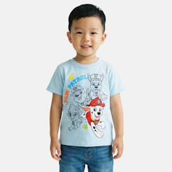 Garçon-T-shirt, polo, sous-pull-T-shirt-T-shirt manches courtes garçon avec personnage pat patrouille