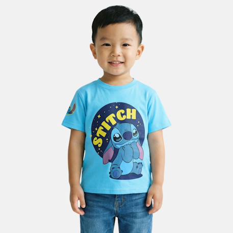 Garçon-T-shirt manches courtes garçon avec personnage lilo & stitch