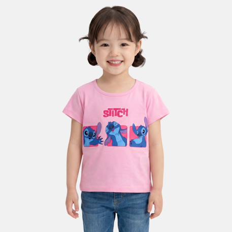 Top fille avec personnage lilo & stitch Rose 1 - vertbaudet enfant 