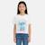 T-shirt manches courtes fille avec personnage lilo & stitch Blanc+Ecru 1 - vertbaudet enfant 