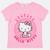 T-shirt enfant pour enfant à motif hello kitty Rose+Rose clair 8 - vertbaudet enfant 