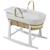 Couffin matelasse + support en bois Ecru/white 2 - vertbaudet enfant 