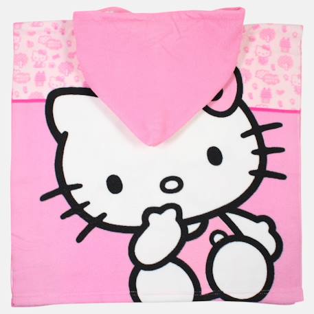Poncho fille pour enfant à motif hello kitty Rose 6 - vertbaudet enfant 