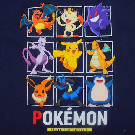 T-shirt manches courtes garçon avec personnage pokemon Marine 4 - vertbaudet enfant 