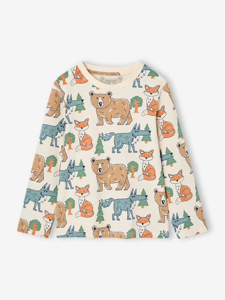 Pyjama 2 pièces garçon manches longues écru 2 - vertbaudet enfant 