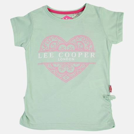 T-shirt fille manches courtes avec dessin Blanc+Bleu+Marine+Rose 8 - vertbaudet enfant 