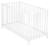 Lit bébé pliant sur roulettes à frein fold up Blanc+Bois naturel+Gris taupe 2 - vertbaudet enfant 