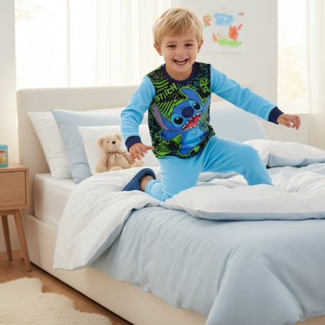 Haut et pantalon de pyjama assorti lilo & stitch Bleu+Marine 2 - vertbaudet enfant 