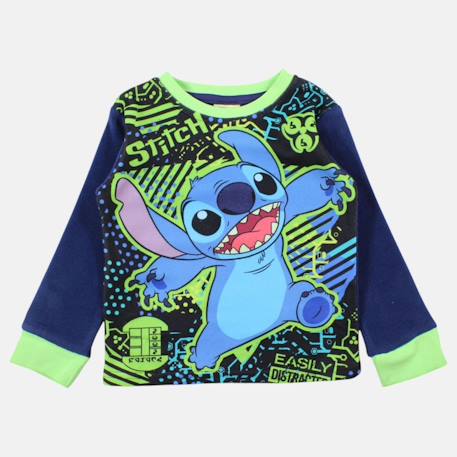 Haut et pantalon de pyjama assorti lilo & stitch Bleu+Marine 11 - vertbaudet enfant 