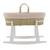 Couffin bébé matelassé avec support en bois Rose/blanc+Rose/naturel 3 - vertbaudet enfant 