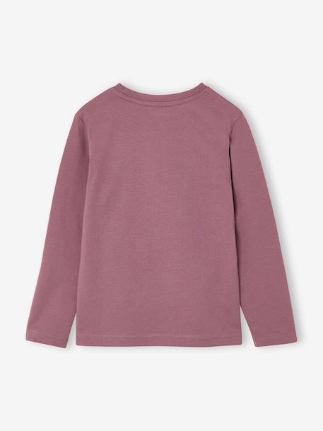 Lot de 3 T-shirts manches longues garçon caramel+lilas+rouille+vert sauge 11 - vertbaudet enfant 