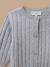 Ensemble grosses côtes bébé Gris chine clair+Vert pastel 2 - vertbaudet enfant 
