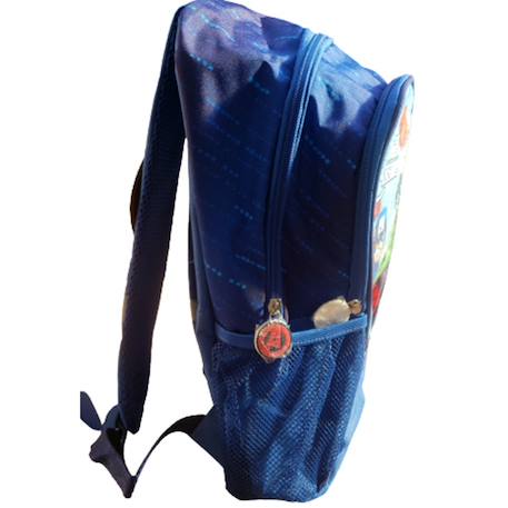 Sac à dos maternelle garçon avec poches latérales 38 cm Avengers Marine 3 - vertbaudet enfant 