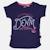 T-shirt fille manches courtes avec dessin Blanc+Bleu+Marine+Rose 13 - vertbaudet enfant 