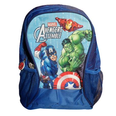 Bébé-Accessoires-Sac à dos maternelle garçon avec poches latérales 38 cm Avengers