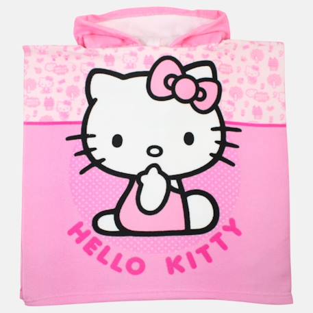 Poncho fille pour enfant à motif hello kitty Rose 4 - vertbaudet enfant 