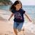 T-shirt fille manches courtes avec dessin Blanc+Bleu+Marine+Rose 12 - vertbaudet enfant 