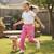 Pantalon de jogging fille Ecru+Rose 6 - vertbaudet enfant 