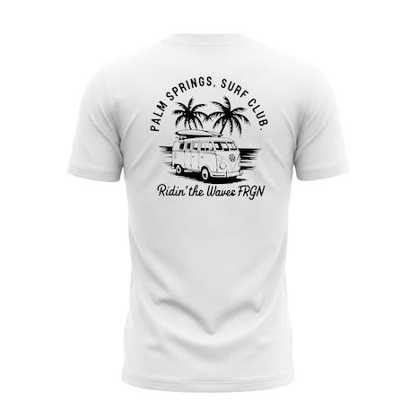 T-shirt garçon junior en jersey imprimé devant et dos Noir/blanc 2 - vertbaudet enfant 