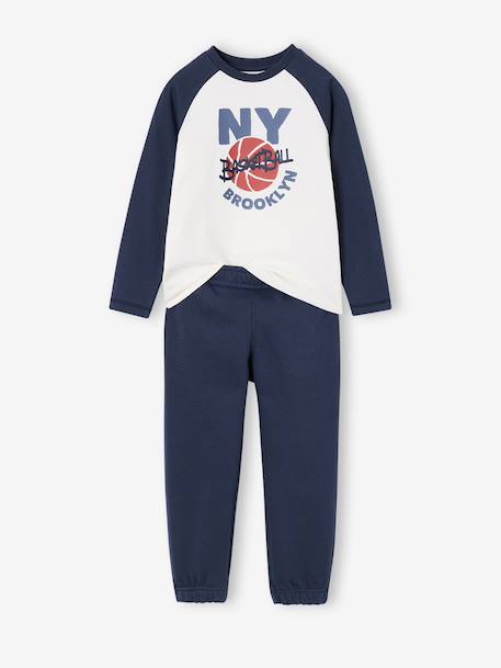 Ensemble sport 3 pièces garçon bleu 2 - vertbaudet enfant 