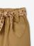 Pantalon bébé fille large ceinture à nouer beige+caramel+violine 3 - vertbaudet enfant 