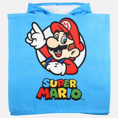 Poncho de bain garçon mario Bleu 4 - vertbaudet enfant 