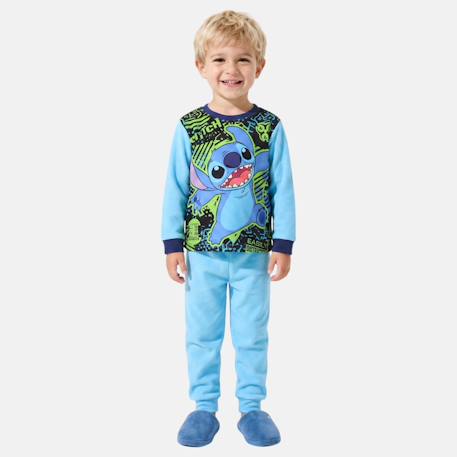 Haut et pantalon de pyjama assorti lilo & stitch Bleu+Marine 1 - vertbaudet enfant 