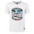 T-shirt junior garçon en jersey imprimé devant van Blanc/bleu/rose/jaune/noir 1 - vertbaudet enfant 