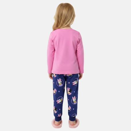 Ensemble enfant rose et pantalon bleu motif personnage minnie Jaune+Rose 8 - vertbaudet enfant 