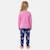 Ensemble enfant rose et pantalon bleu motif personnage minnie Jaune+Rose 8 - vertbaudet enfant 
